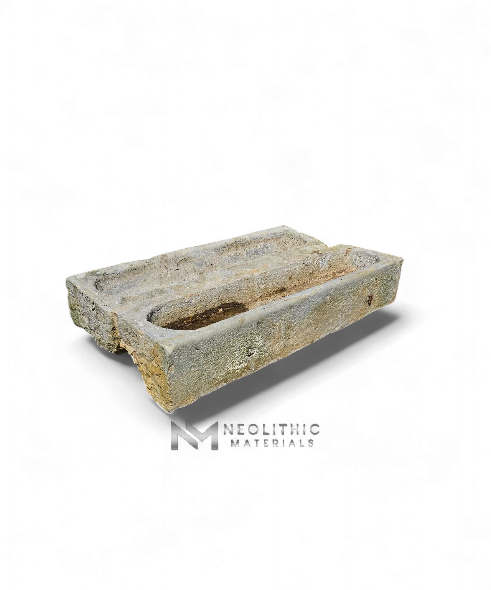 French Antique 19th Century Limestone Trough - Image 2